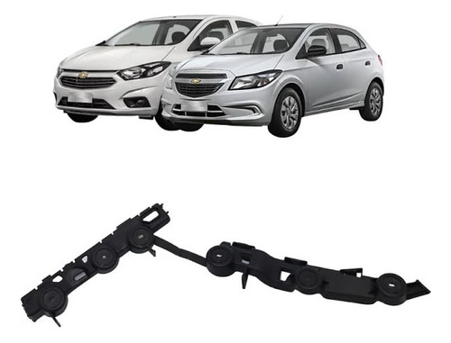 Guia Parachoque Traseiro Chevrolet Onix 2013 À 2016 Direito