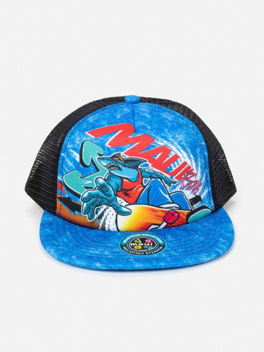 Jockey Bowl Shark Trucker Niño Azul Maui And Sons