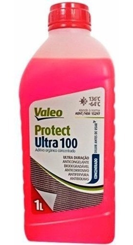 Imagen 1 de 2 de Liquido Refrigerante Valeo Rojo Envase De 1 Litro