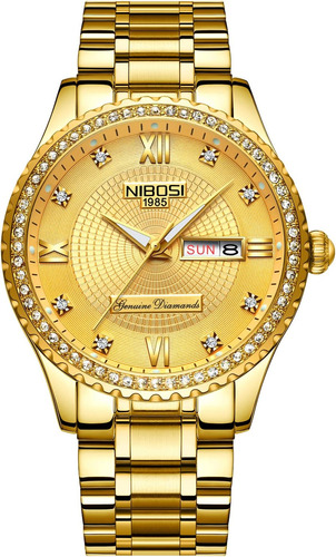 Nibosi Relojes Para Hombre Reloj De Pulsera Analógico De