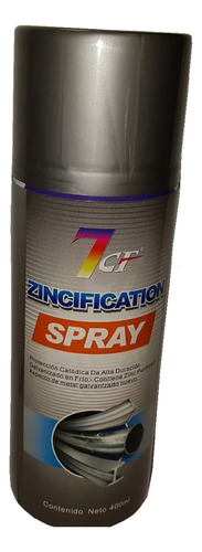 Pintura Spray 7cf Galvanizado En Frio Zinc Rich 400ml - Tyt