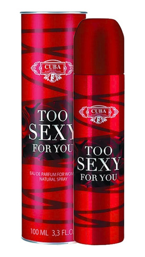 Perfume Cuba Too Sexy For You Para Dama Original 