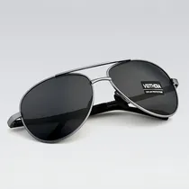 Comprar Óculos De Sol Aviador Masculino Feminino Polarizado Uv400 Cor Cinza com lentes cinza Cor da armação Cinza-escuro Cor da haste Cinza-escuro Cor da lente Cinza-escuro Desenho AVIADO