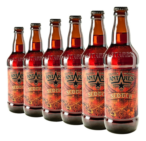 Cerveza Antares Scotch Pack X 6 X 500ml. - Artesanal