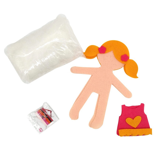 Muñeca De Tela Para Coser Juego Didactico De Costura Plan Z