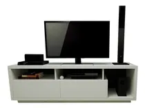 Mueble Tv Led Mesa Plasma Modular Rack Laqueado Moderno 1.4m