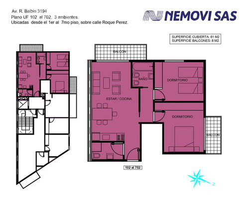 Venta Departamento 3 Ambientes Saavedra