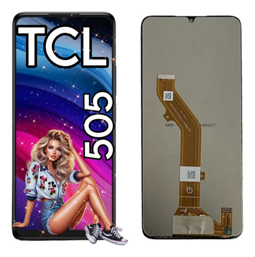 Modulo Compatible Con Tcl 505 T509k Sin Marco Negro