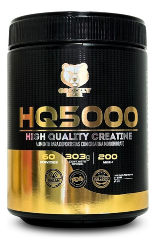 Creatina 60sv Grizzly Bear 300 Gr