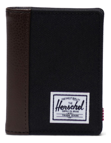 Wallets Herschel Gordon Rfid Negro Color Black/chicory Coffee