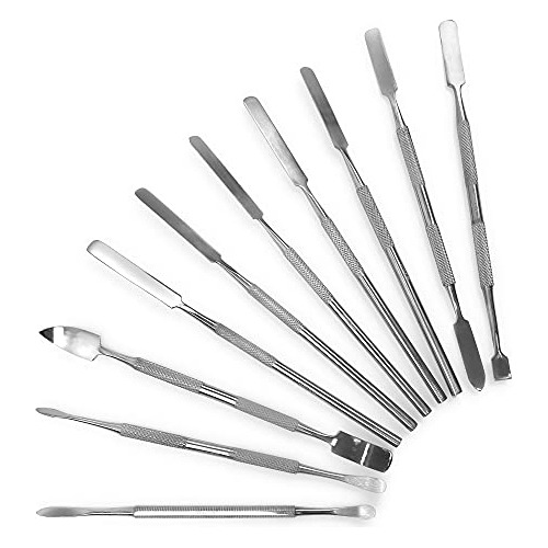 Surgicalonline 10 Pc Stainless Steel Spatula Wax & Clay...