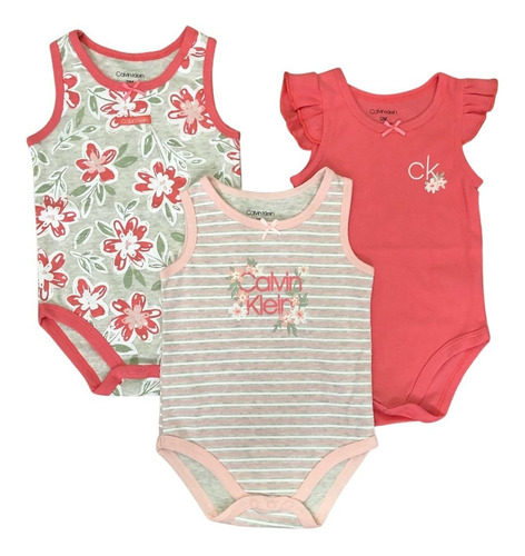 Set 3 Mameluco Calvin Klein Bebe