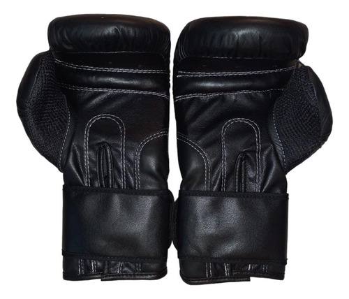 Guantes Box Piel Negro 12,14y16oz Palomares Genuino Fpx