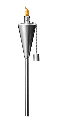 Imagen 1 de 10 de Antorcha Acero Inoxidable 1.65 P/ Citronella Exterior Deco