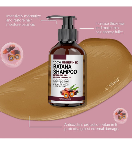 Shampoo Batana, Champú De Aceite De Batana