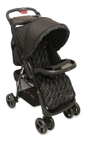 Coche Paseo Bebe Capota Bandejas 18kg Love Babymovil 1223