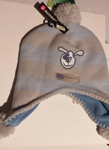 Gorro Tejido Para Bebé Chulenguito Art.328 Forao De Polar 