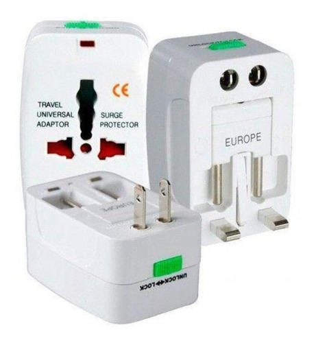 Imagem 4 de 6 de Adaptador De Tomada Multiuso Universal 3 Padraos Bivolt
