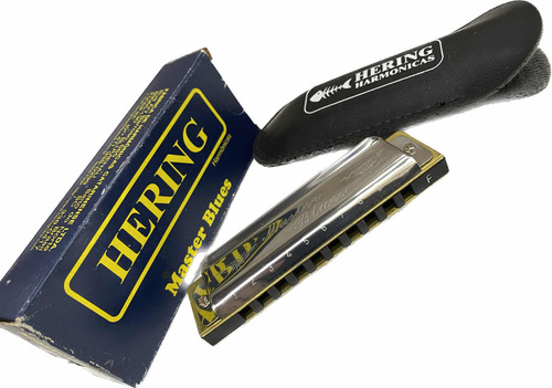Gaita De Boca Diatônica Hering Harmônica Master Blues Si B