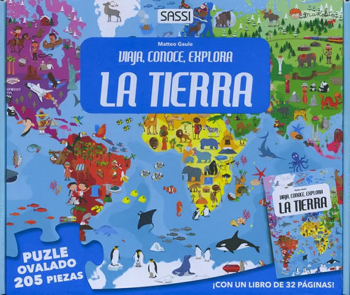 La Tierra Viaja Aprende Explora Libro Rompecabezas