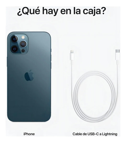 iPhone 12 Pro Max (256 Gb) Apple | Calidad Excelente | Pantalla Retina Xdr | Resistente Al Agua Y Polvo | Compatible Con Magsafe Y Carga Inalámbrica (Reacondicionado)