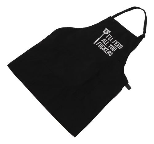 Delantal Tipo Babero De Chef Para Hombre, Divertido, Con 3 B