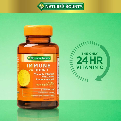 Nature´s Bounty Immune 24 Horas Vitamina C 50 Softgels Sabor Sin Sabor