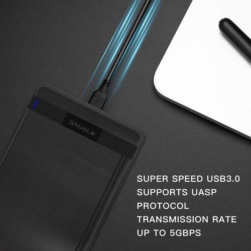 Case Carcasa Laptop Externo Disco Duro 2.5 Ssd Usb 3.0