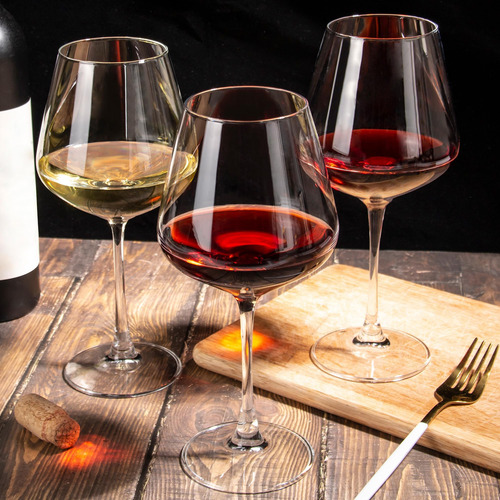 Conjunto De Copas De Vino Tinto Umeied (20 Oz, Juego De 6),