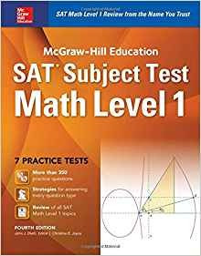 Mcgrawhill Education Sat Subject Test Math Level 1 4th Ed