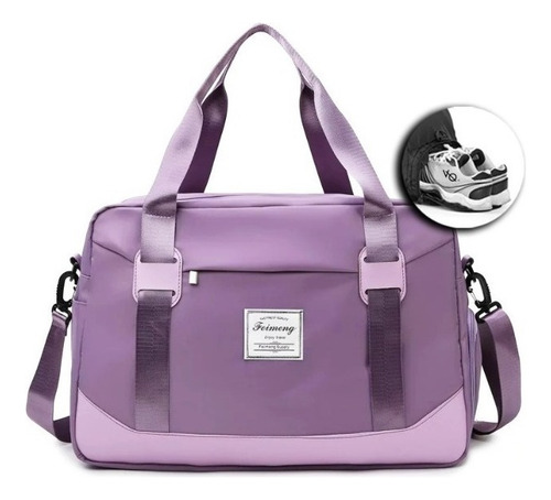 Maleta Deportiva Gym Viaje Morral Moda Y Calidad Tp Horz Bk Color Negro