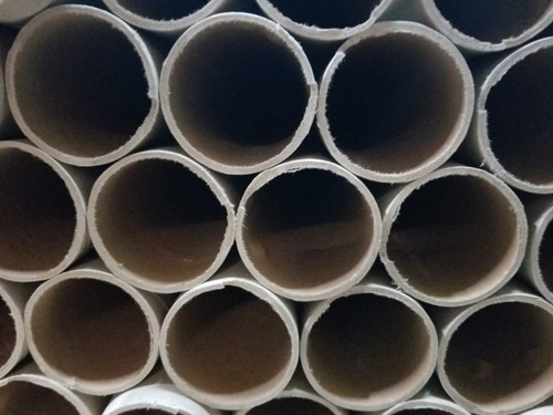 2b Tubos De Carton Para Enrollar Telas 1,6mts X60mm X25u
