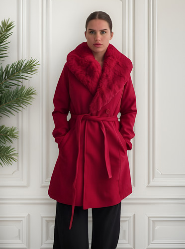 Saco Tapado Mujer Elegante&casual Piel Sintética Extraíble