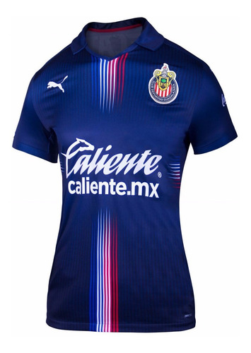 Imagen 1 de 2 de Jersey Playera Puma Chivas Del Guadalajara De Dama Mujer Loc