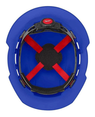 Imagen 4 de 8 de Casco Visera Completa Azul Accesorios Milwaukee 48731205