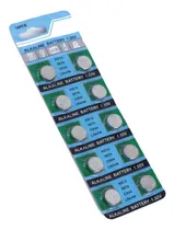 Comprar Set Tira 10 Pilas Lr44 Ag13 1.55v Botón Paquete Batería
