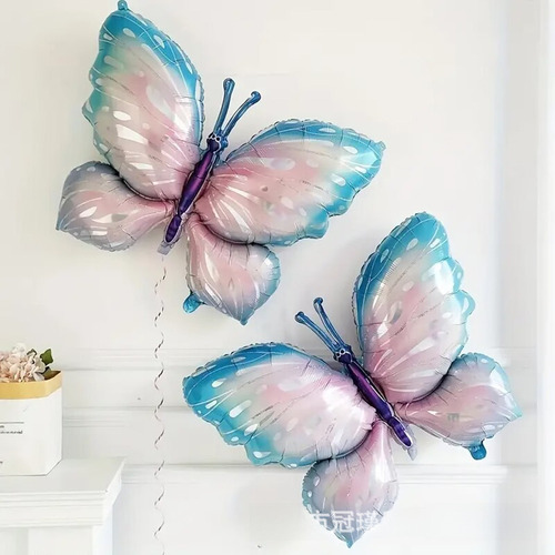 Juego De Globos Con Forma De Mariposa Morada De 7 A 32 Pulga