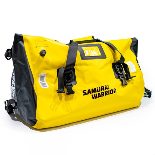 Imagen 2 de 7 de Bolso Trasero Impermeable Moto Turismo 55 Lt Samurai Warrior