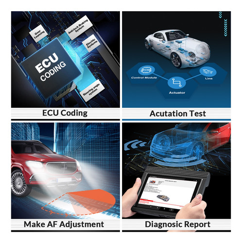 Escáner Automotriz X431 V+ Pro Funciones Avanzada Ecu