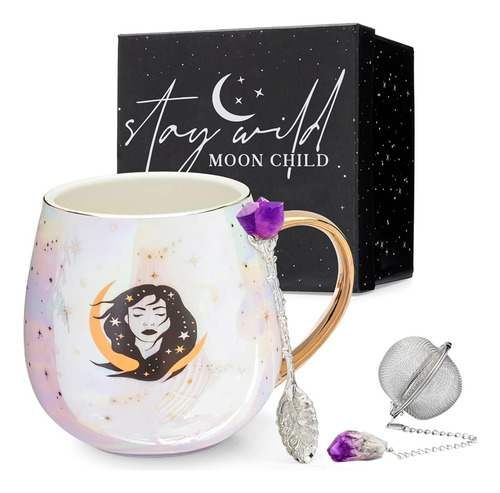 ~? Holy Santo Fancy Coffee Mug Gift Set - Stay Wild Moon Chi