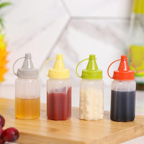 Zh Mini Botella Ketchup Botella Ensalada Estilo G