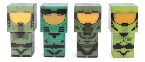 Halo Green Master Chief Evolved Mini Figal Mood Lights Juego