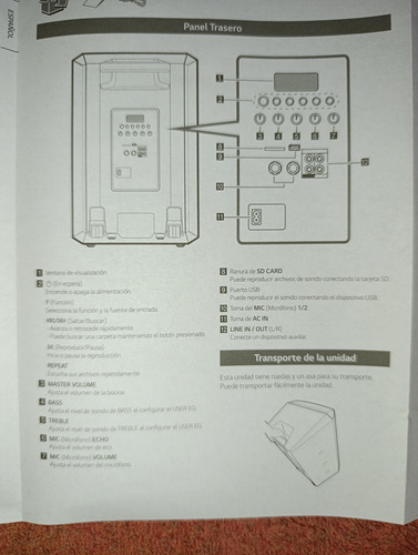 Corneta Bluetooth LG Modelo Rm2 Serie Xboom Nueva