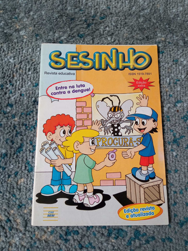 Gibi Educativo Sesinho Luta Contra A Dengue Revistinha Historia Em Quadrinhos Institucional Sesi Sesc Senai (Usado)