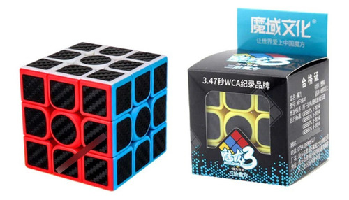 Cubo Rubik Profesional 3 X 3 Moyu Fibra De Carbon 