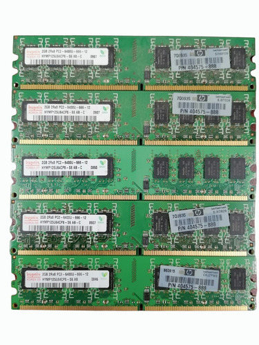 2 Modulos De Memoria Ram Ddr2 2gb C/u Para Pc... Total 4gb (Usado)