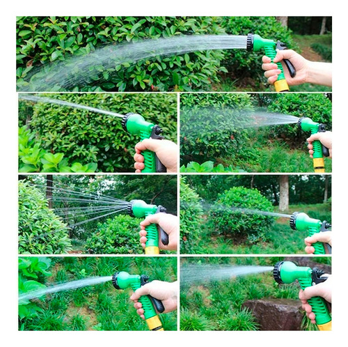 Rociador O Pistola De Manguera Domestica Riego Jardín Carro