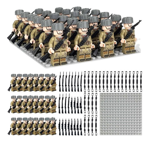 Minibuild Soldado Bloques Ejercicios Militares Simulados