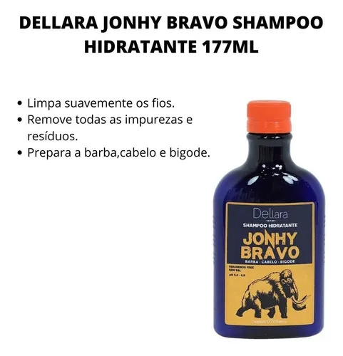 Dellara Jonhy Bravo Champú Hidratante 177ml