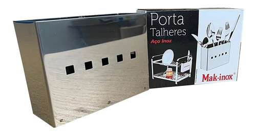 Imagem 7 de 7 de Escorredor Aço Inox 16 Pratos Porta Talheres Inox Promoção